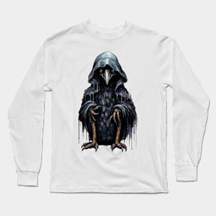 Halloween Goth Raven Long Sleeve T-Shirt